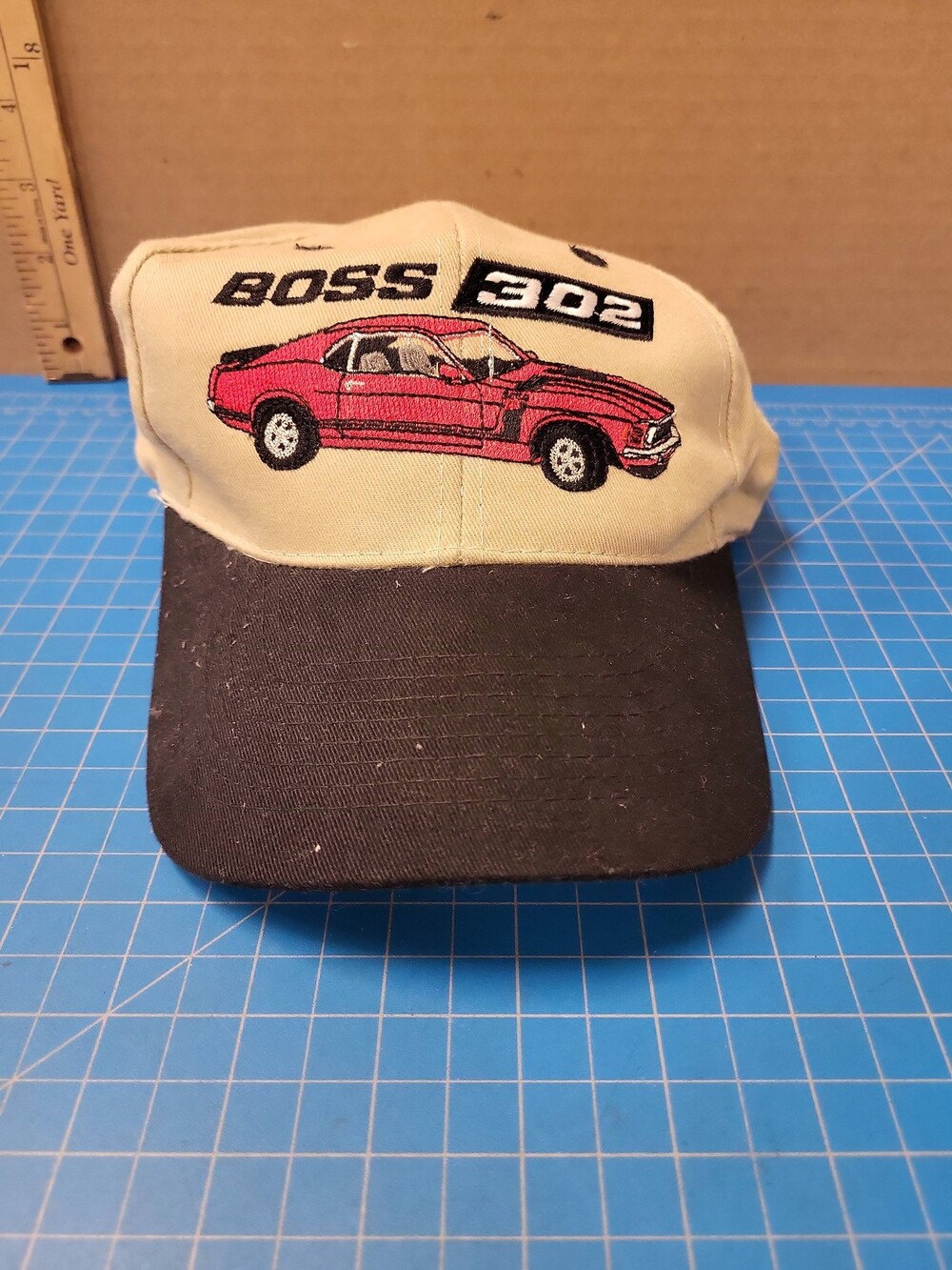 Nissin Cap Vintage BOSS 302 Hat Car Graphic Adjustable Strapback Cap Headwear